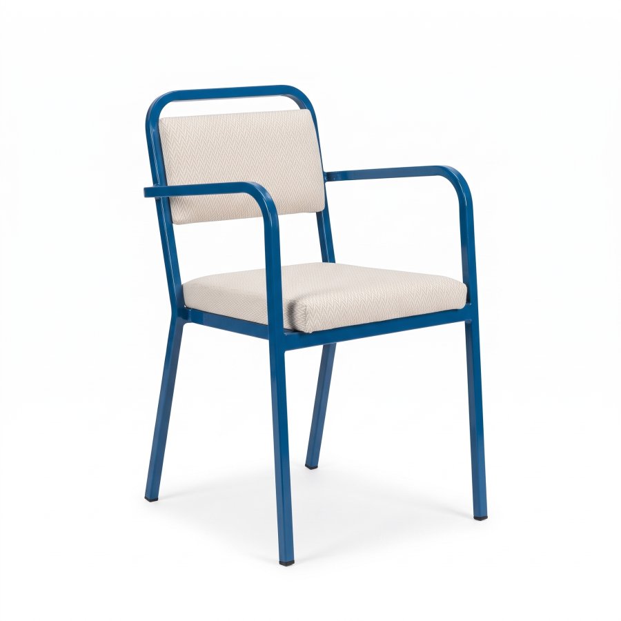 Sillón Norma tapizado full metal